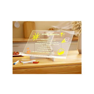 Yeni Akrilik Aydınlık Yazı Tahtası Yüksek Işık Geçirgenliği Taşınabilir çocuk Boyama El Yapımı DIY Grafiti - Product Image 2