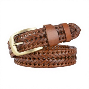 BS INTERNATIONAL <b>Men's</b> Casual Luxury <b>Belt</b> Cow Hide Leather Pin Buckle Steel Skull Design Lightweight Solid Pattern Heat-Transfer - Product Image 4