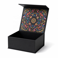 Caja de Regalo de Cartón Plegable Magnética de Alta Gama, Ecológica y Reutilizable, con Acabado Mate y Logotipo Personalizado para Empaquetado Minorista
