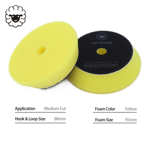 <strong>3</strong> Inch Yellow Detailing Auto Foam Buffing Pad Medium Cutting Car Polishing Sponge Customized OEM Support for Car Bodies - Product Image 5