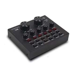 Set di Scheda Audio V8 Versione Inglese con Microfono Capacitivo BM800 per Computer, Canto dal Vivo, Influencer e Presentatori - Product Image 4