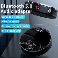Nfc Rca Tv Digitale Glasvezel Interface 3.5Mm Draadloze Audio Adapter 2 In1 Bluetooth Zender En Ontvanger