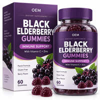 Gummies de Sureau Noir Premium à la Pectine avec Vitamine C et Zinc pour le Bien-être Quotidien – Fournisseur en Gros OEM Marque Privée