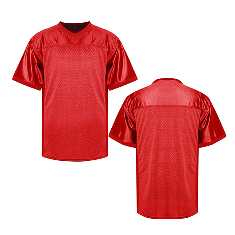 Wholesale adult youth custom football jersey blank mesh polyester plain football shirt american football jerseys