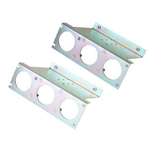 Fabbricazione di fabbrica su misura di precisione lamiera di alluminio stampaggio parti +/-0.1mm tolleranza anodizzato/zinco placcato superficie 1 pz - Product Image 1