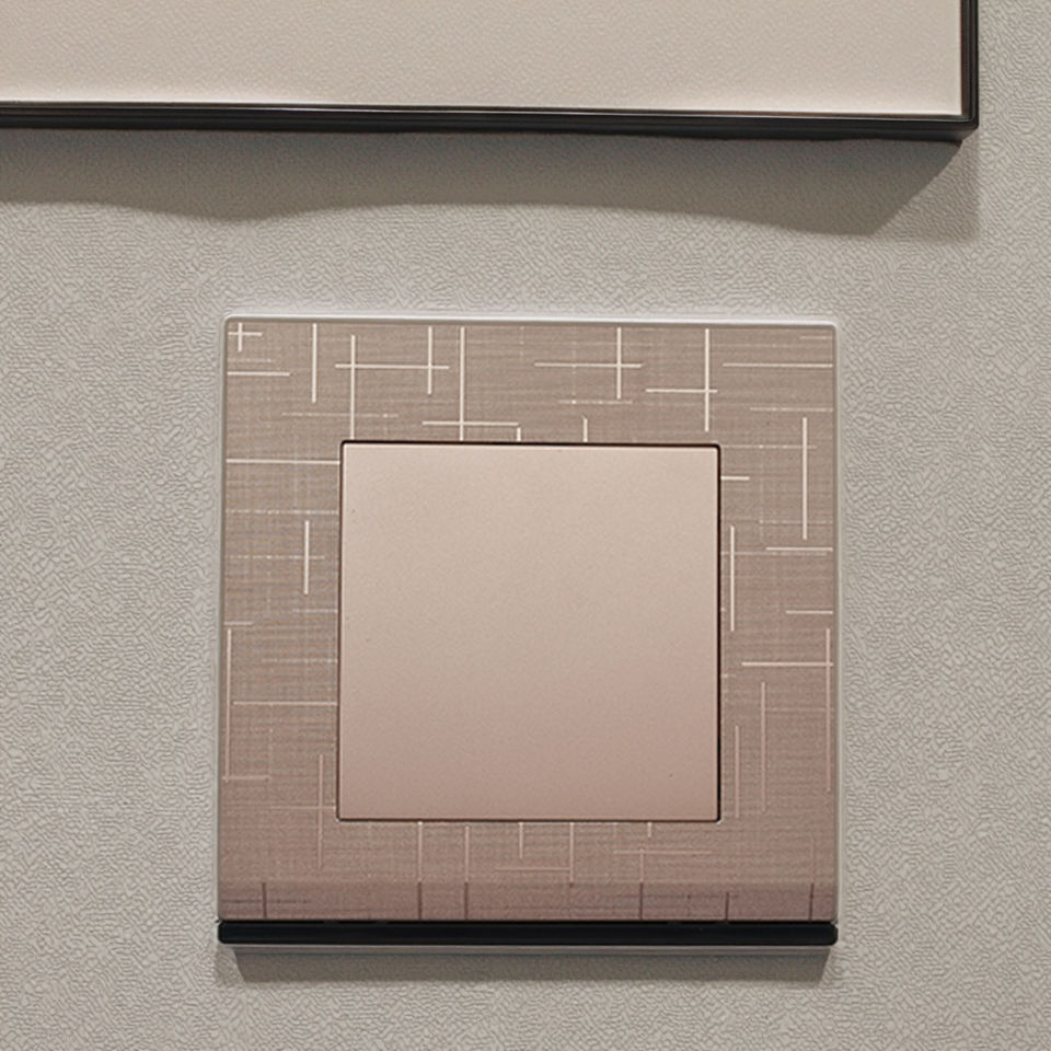 VNX New Series Fashion Customize Simple Disassemble and Replace Electrical Wall Socket Switch Blank Cover