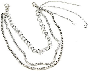 Pants <strong>Trousers</strong> Pocket <strong>Chain</strong> With Star 3 Layer Pocket Key <strong>Chain</strong> Hip Hop Punk <strong>Chain</strong> for Keys Wallet Jeans Pant - Product Image 3