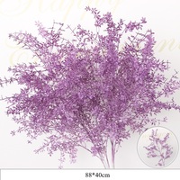 Fleur artificielle artisanale MSH Purple pour la décoration de bureau, fleur artificielle pour la décoration de la maison