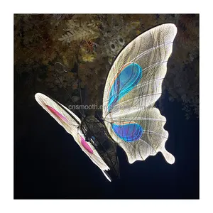 Wedding Props Ceiling Decoration Exquisite Glowing Butterfly Lights Flutter Their Wings With The Best Quality
