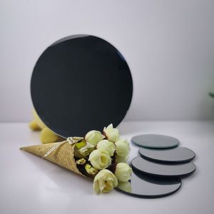 8-Inch Modern Design Circle Plate Trays Frameless 2mm Magnifier <strong>Glass</strong> <strong>Mirror</strong> for Home Bathroom Living Room - Product Image 2