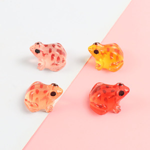 9 Piezas de Ranas Miniatura Transparentes con Puntos Luminosos para Jardín de Hadas, Micro Paisaje, Acuario, Accesorios de Decoración Personalizados al por Mayor - Product Image 3