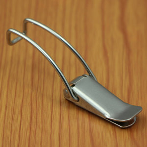 Xin Jieliang Stainless Steel <b>Clip</b> Buckle Flat Mouth <b>Spring</b> Locking Buckle For Bucket Pot Fixing Thickened Duckbill Type - Product Image 1