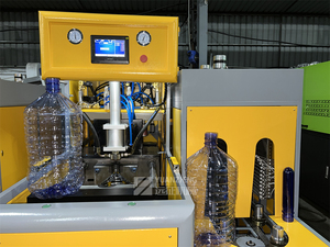 Máy làm chai nhựa bán tự động nhỏ <span class=keywords><strong>500ml</strong></span>, máy thổi chai PET - Product Image 4