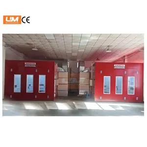 Best quality and service automatic spray painting booth electric heating paint room manufacturer