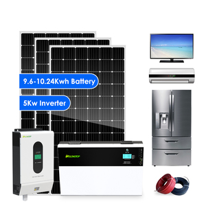 Kit solaire complet DELONG pour maison, batterie 48V 200AH avec onduleur hybride 5KW sur réseau LFP51200 / Batterie lithium-ion - Product Image 5