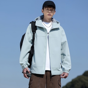 <span class=keywords><strong>Veste</strong></span> softshell tendance de haute qualité pour homme, idéale pour la <span class=keywords><strong>randonnée</strong></span>, chaude, décontractée, <span class=keywords><strong>grande</strong></span> <span class=keywords><strong>taille</strong></span>, légère et luxueuse. - Product Image 5