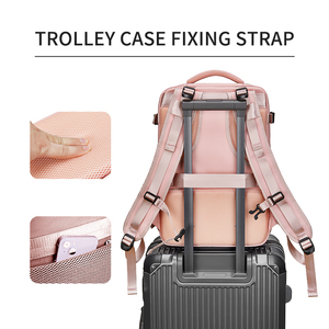 Zaino da Viaggio da <span class=keywords><strong>Donna</strong></span> 2023 Nuovo Modello di Alta Qualità Grande Resistente Impermeabile in Nylon <span class=keywords><strong>Rosa</strong></span> - Product Image 6