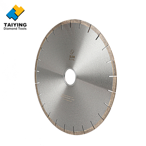 <span class=keywords><strong>Lame</strong></span> de scie diamantée silencieuse de haute qualité de 14 pouces (350 mm) avec revêtement en titane OEM pour pierre cristallisée - Product Image 3