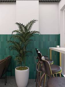 Pháp bơ xanh cổ điển làm bằng tay gạch ốp tường dài phòng tắm nhà bếp chuỗi cửa hàng gạch ốp tường nền - Product Image 4