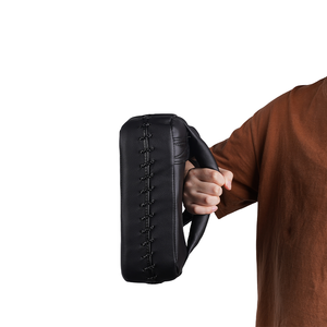 Al por mayor PUREGENERAL PB0401 Objetivo de patada curvo negro <span class=keywords><strong>iran</strong></span>í para entrenamiento, con logotipo personalizable, equipo de artes marciales para jóvenes y niños - Product Image 4