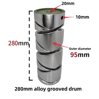 Tambour métallique en alliage super plastique pour enrouleur d'accessoires de bobineuse pour transfert de fil et machines à fil textile