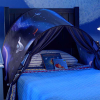 Castillo de Juguete Mágico de Lujo para Niños y Niñas, Mundo de Nieve Espacial de Ensueño, Unicornio, Casa de Juegos, Tienda de Campaña para Cama