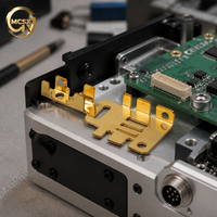Connecteur en laiton découpé au laser durable, pièce de terminal découpée au laser CNC