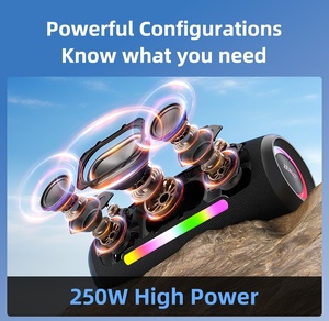 S89 250W Big Power <b>Speaker</b> 3D Stereo Wireless Blue Tooth Subwoofer Surround <b>Speakers</b> with Rgb Backlight Loudspeaker - Product Image 2