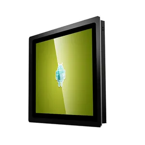 Ngành công nghiệp thiết kế 15.6 inch điều chỉnh sáng Android OS 10 điểm Wall Mount điện dung Android Màn hình cảm ứng AIO PC