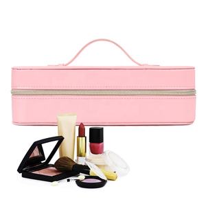 Sac à cosmétiques en cuir Pu <span class=keywords><strong>professionnel</strong></span> personnalisé pour femmes, sac de <span class=keywords><strong>maquillage</strong></span> Portable de voyage, étui à cosmétiques Eva - Product Image 2