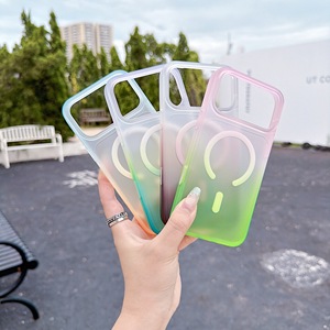 <span class=keywords><strong>Coque</strong></span> <span class=keywords><strong>transparente</strong></span> magnétique effet dégradé coloré au toucher doux pour <span class=keywords><strong>iPhone</strong></span> <span class=keywords><strong>13</strong></span> 14 15 16 17 18 Pro Max, compatible charge sans fil et antichoc - Product Image 6