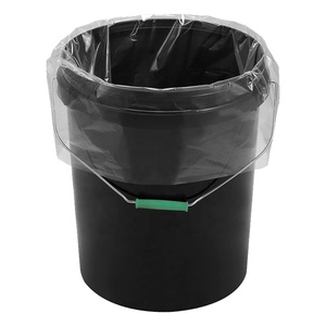 Revestimiento de tambor de fondo redondo de plástico grande de alta resistencia, bolsa de basura de plástico impresa personalizada en rollo - Product Image 4