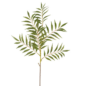 Hojas de Palma Mahonia Artificiales, Tela Plástica Verde, Decoración de Interiores para Bodas, Vegetación Artificial de Alta Simulación - Product Image 4