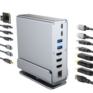 Docking Station per Laptop in Lega di Alluminio 15-in-1 con Design Rotante USB-C Multiporta 2.1 10Gbps Disponibile - Product Image 2