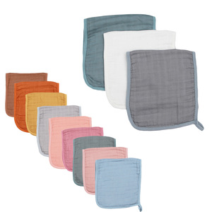 Toallas de mano de muselina de algodón 100%, toalla pequeña para bebé, paño de eructo infantil - Product Image 2