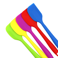 Spatule en silicone 579 avec revêtement en fer, fournisseur chinois, petit format, outils de cuisson en silicone de qualité alimentaire, ensemble de spatules de cuisine en silicone