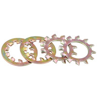 Rondelles de blocage à dents internes galvanisées haute résistance Marque Xingxin M2-M36 Compatibles Industrielles Automobiles Anti-desserrage