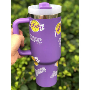 Tazas de Viaje de 40 oz del Equipo de Baloncesto San <span class=keywords><strong>Antonio</strong></span> Spurs, Vasos de Acero Inoxidable con Asa de los Spurs para el Día del Partido - Product Image 3