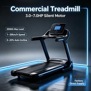 Cinta de correr comercial con pantalla táctil de 32 pulgadas, inclinación automática, equipo de fitness para gimnasio, venta al por mayor OEM - Product Image 6