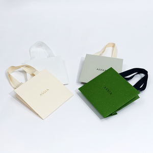 Boyang บรรจุภัณฑ์ถุงกระดาษเครื่องประดับนำกลับมาใช้ใหม่ได้เองพร้อมพิมพ์โลโก้ - Product Image 5