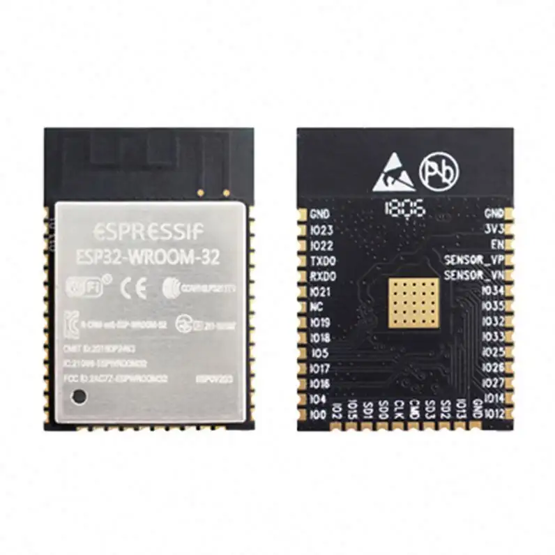 Esp32-wroom-32 थोक esp32 वाईफ़ाई मॉड्यूल Ble4.2 मॉड्यूल 8MB फ्लैश ESP-D0WDQ6 चिप वाईफ़ाई स्विच वाईफ़ाई रूटर के लिए इस्तेमाल किया