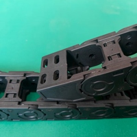 Jingzhan 10x20mm Verstärkte Nylon 1M Kabelkette für Energiekabel, Kabelträger für 3D-Drucker & CNC-Maschinen, 1 Jahr Garantie