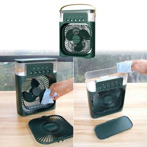 Custom Table Cooling Mist Portable Usb Rechargeable 5 in 1 Mini Water Spray Fan for Office - Product Image 6