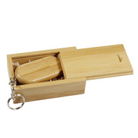 Clé USB en bois promotionnelle pas chère, de 1 Go à 128 Go, boîte en bois, clé USB, mémoire flash 2.0 3.0, clé USB en bois