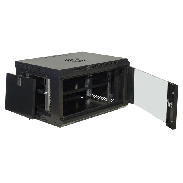 4U Metal Network Cabinet DVR Internet Server Rack Data Center Wall Mounted Server Cabinet