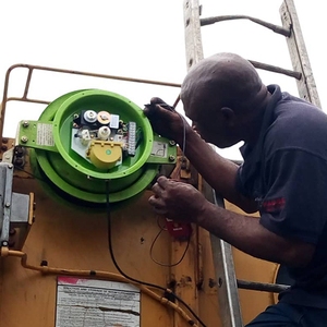 मोबाइल क्रेन ट्रक के लिए 35 मीटर क्रेन बूम लंबाई सेंसर, 3 संकेत dc15v wtu ब्रांड के प्रमाणित माप कोण का पता लगाने - Product Image 2