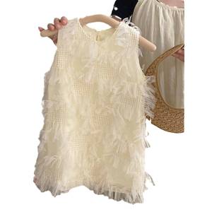 Child Star Circle Girls Sleeveless Vest Dress Breathable Fairy Style Summer Dress - Product Image 5