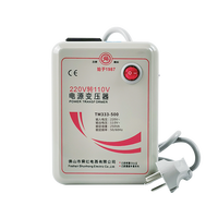 Transformateur de puissance monophasé professionnel Shunhong 500W 220V/110V avec transformateur toroïdal abaisseur pour 50/60Hz