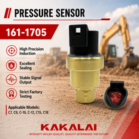 Capteur de pression 161-1705 pour excavatrices Caterpillar CAT 322C 325C 325D 330C 330D 336D, interrupteur de pression d'huile pour moteurs C7 C9 C13 C15