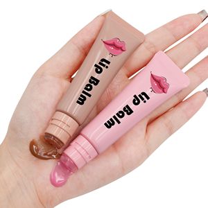 Twist up Squeeze Tube Baume À Lèvres Vegan Naturel LipCare <span class=keywords><strong>Bio</strong></span> Baume À Lèvres Logo Personnalisé Gelée Hydratante Glaçure À Lèvres - Product Image 3